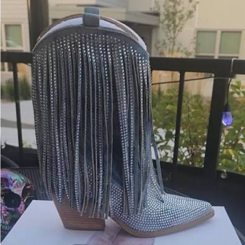 💎Jessica Simpson fringe boots💎
